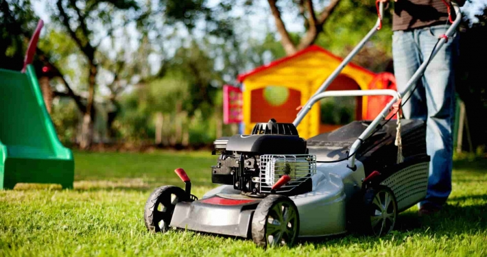 lawn mower for seasonal storage
